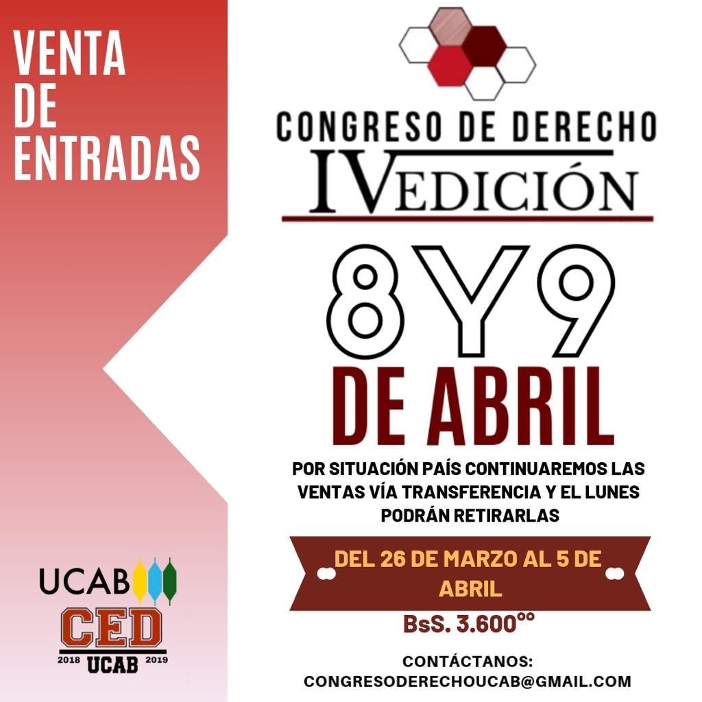 You are currently viewing Presentes en el Congreso de Derecho UCAB 2019